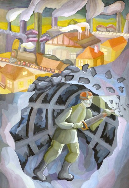 Шахта глазами детей