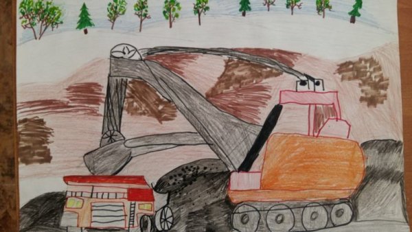 Шахтерский труд глазами детей