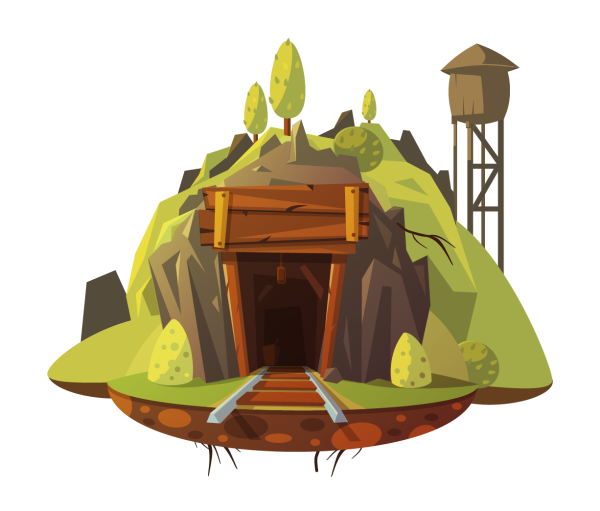 Шахта мультяшная