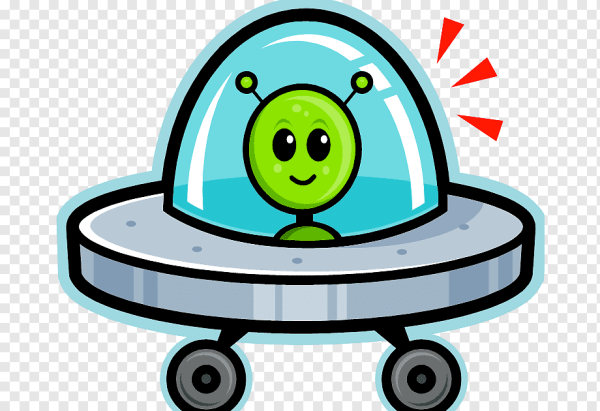 Летающая тарелка с инопланетянами