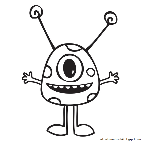 Раскраска пришельцы