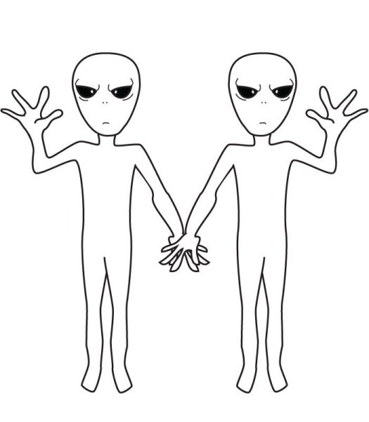 Инопланетянин контур