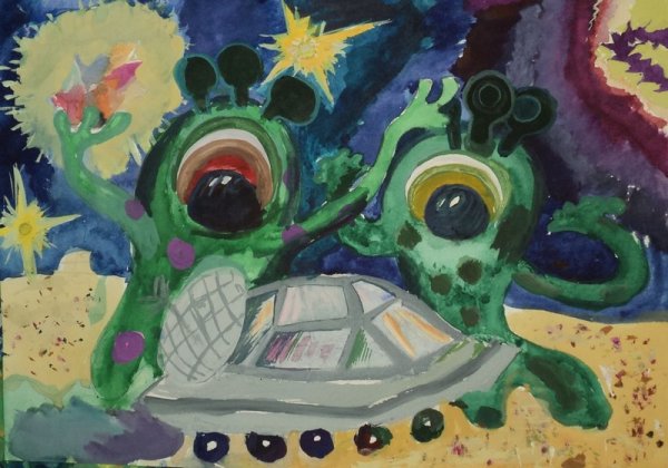 Рисование инопланетяне