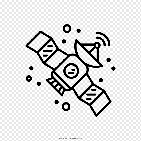 Спутник рисунок