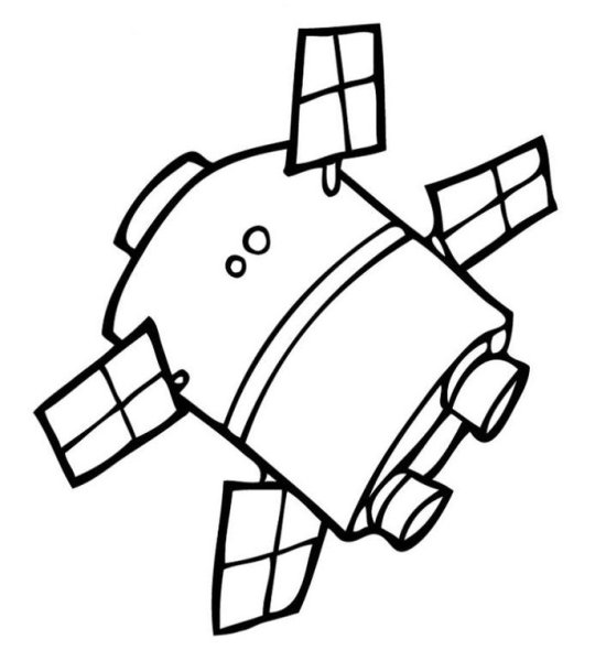 Спутник нарисовать