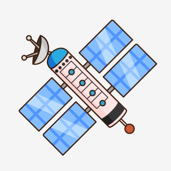 Спутник раскраска