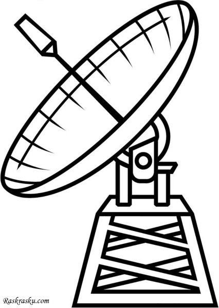 Спутник рисунок для детей