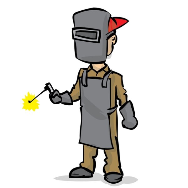 Нарисовать сварщика