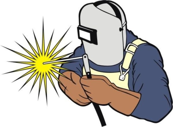 Сварка на белом фоне