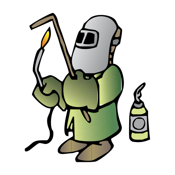 Сварщик мультяшный