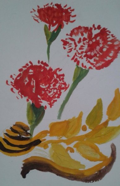 Гвоздика карандашом