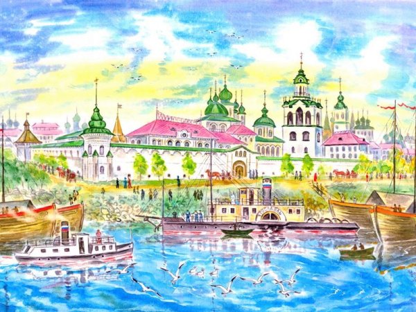 Картины с видами Ярославля