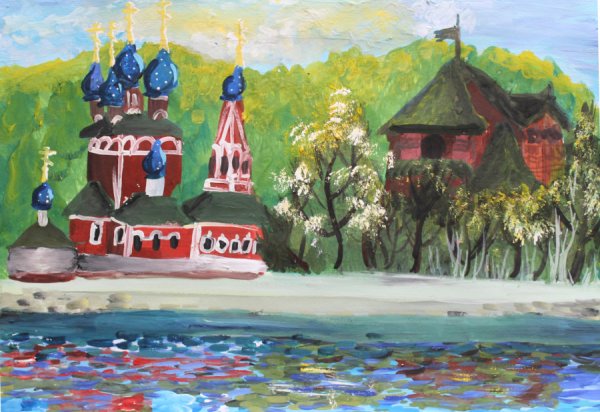 Рисунки на тему город Углич