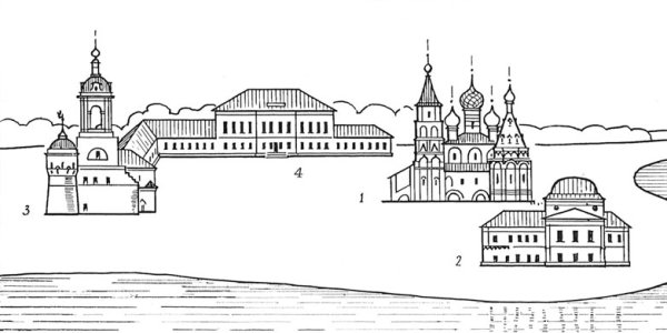 Богоявленский монастырь план