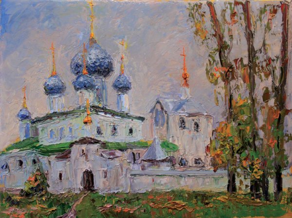 Воскресенский мужской монастырь Углич осень