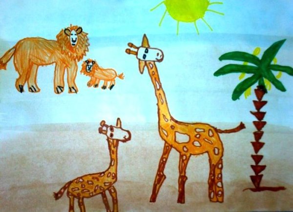 Рисуем Африку с детьми