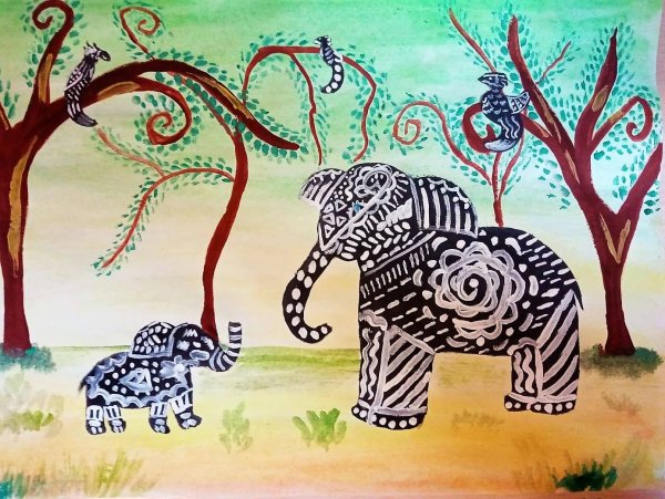 Тингатинга живопись