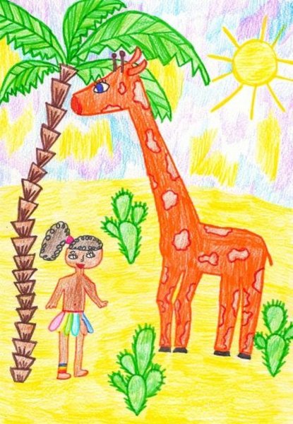 Рисование для детей Африка