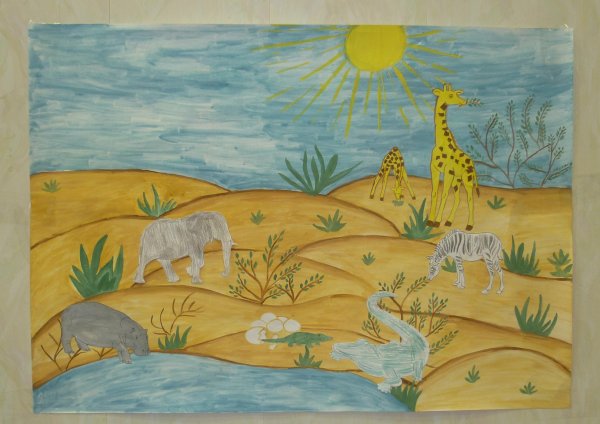 Рисование на тему животные