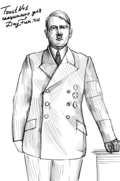 Сергей Морозов Гитлер карикатура