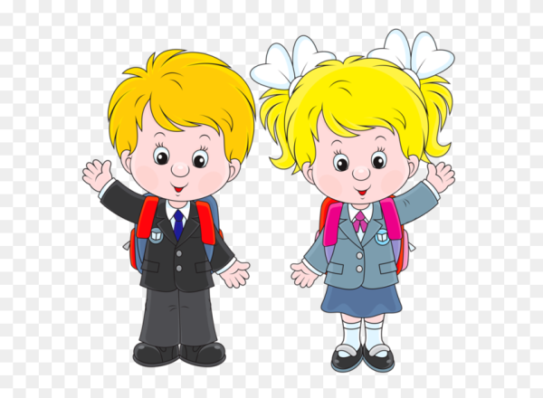 Мальчик и девочка ученики