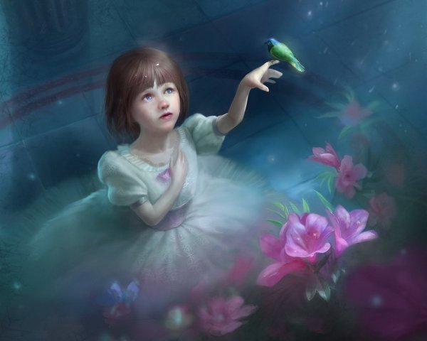 Ребенок фэнтези красивый