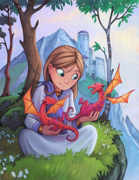 Дракончик девочка