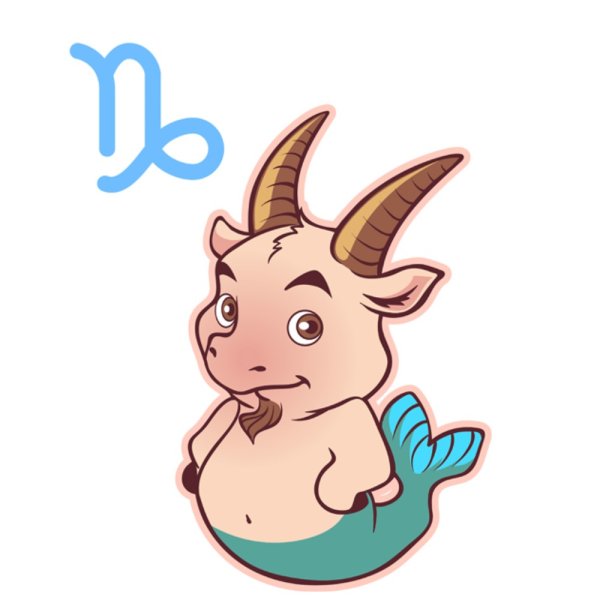 Козерог мультяшный