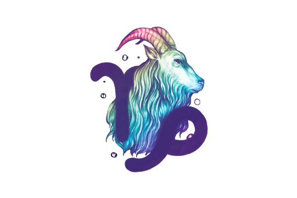 Козерог знак зодиака рисунок