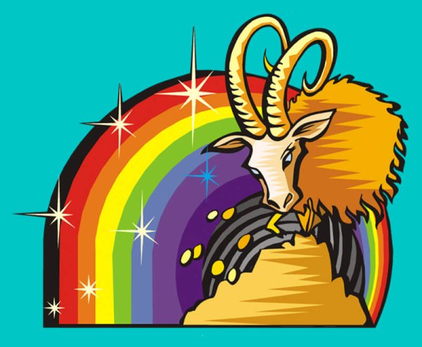 Козерожка мультяшный