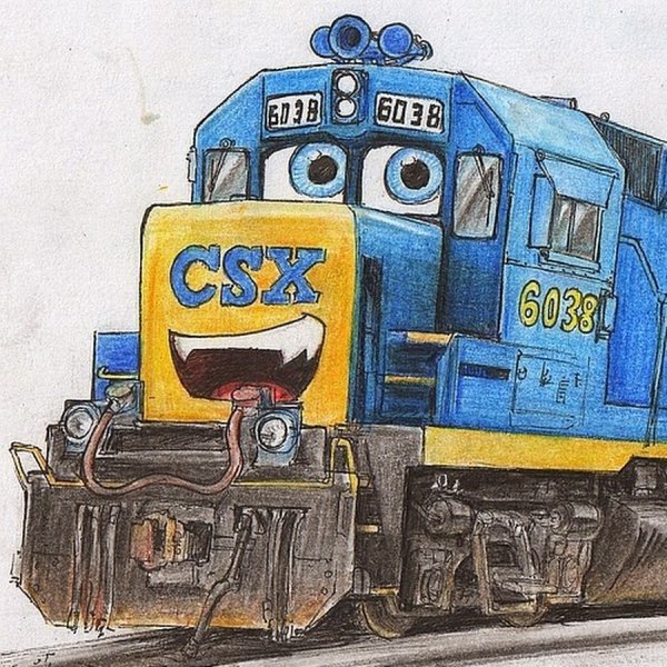 Тепловоз для детей