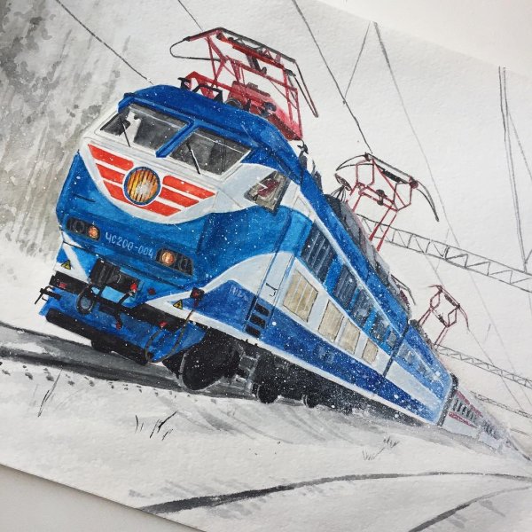 Электровоз чс200 РЖД