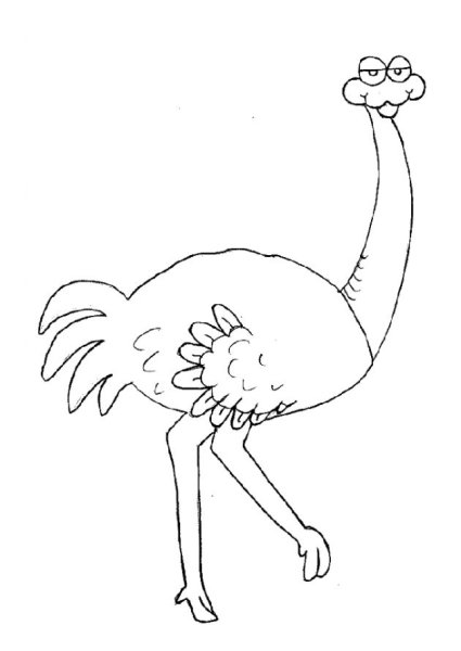 Баруздин страус и черепаха