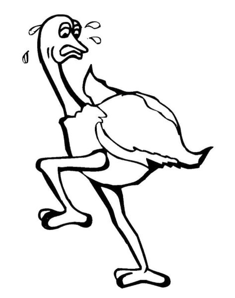 Страус для детей