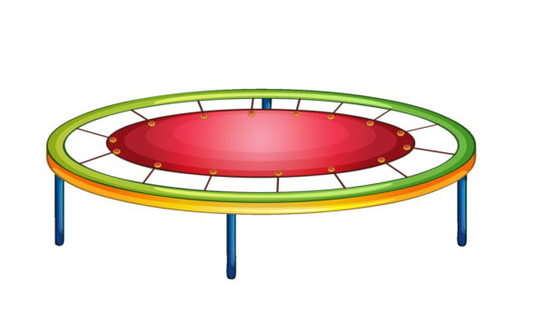 Батут нарисованный