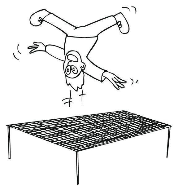 Батут раскраска для детей