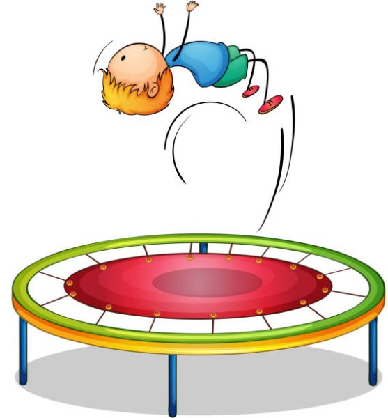 Батут мультяшный