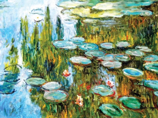 Нарисовать Клод Моне водяные лилии или кувшинки