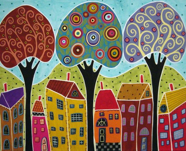 Карла Жерар наивная живопись