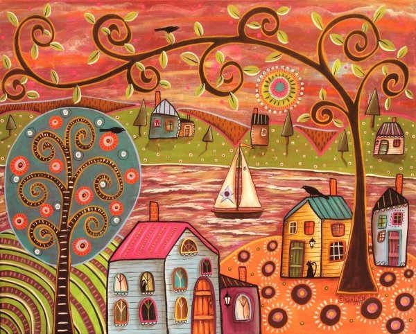 Карла Жерар наивная живопись