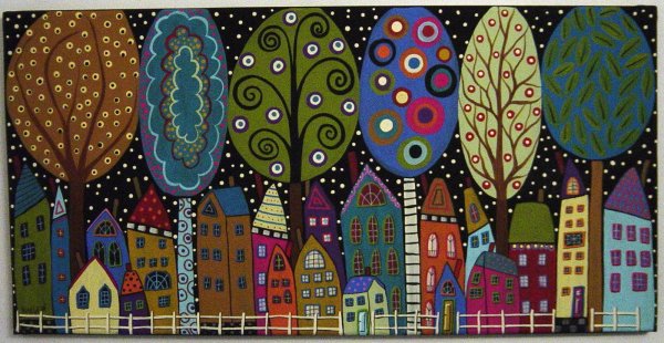 Домики Карла Жерар зима