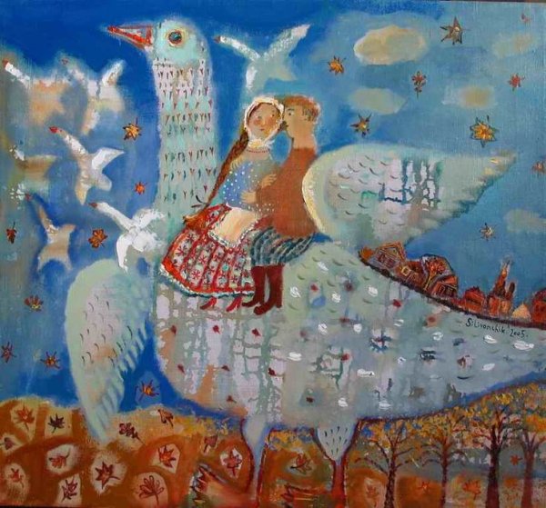 Силивончик Анна художница птицы