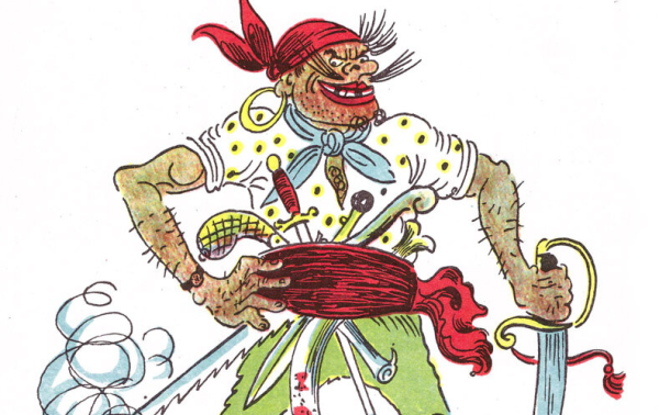 Чуковский Бармалей Добужинский