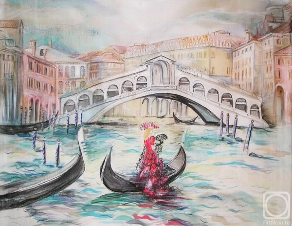 Венеция мост Риальто картина