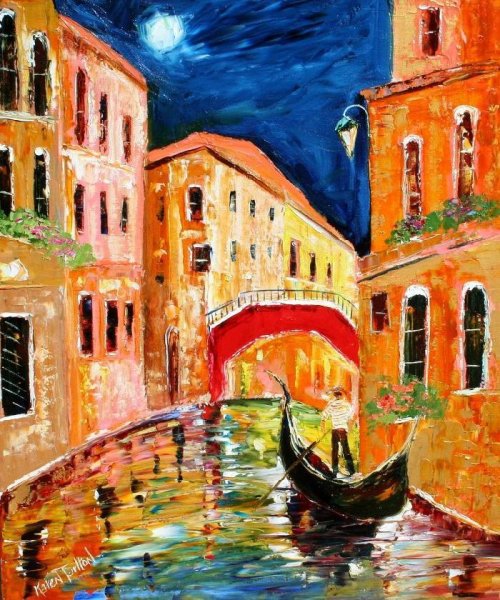 Баркарола Венеция картины художника