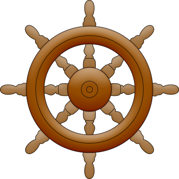 Штурвал трафарет