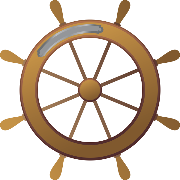 Штурвал нарисованный