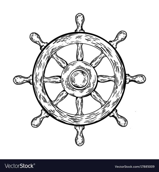 Штурвал нарисованный