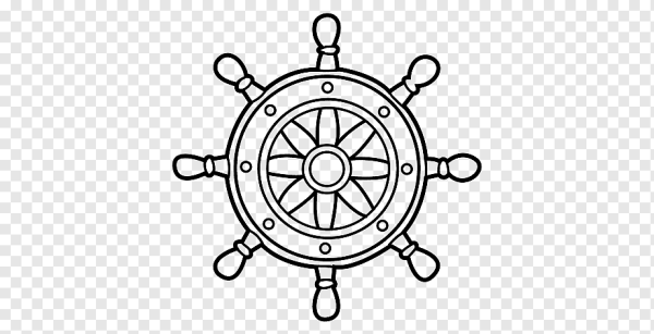Штурвал раскраска