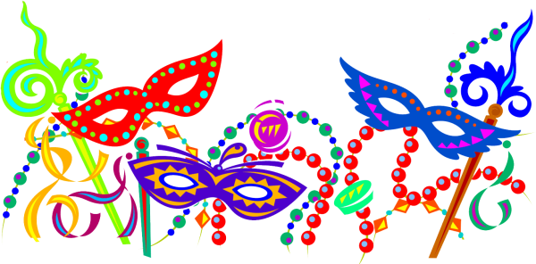 Карнавал на прозрачном фоне